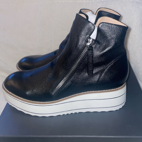 NWT Anthropologie SILENT D NENE Boot in Black/White - Picture 11 of 15